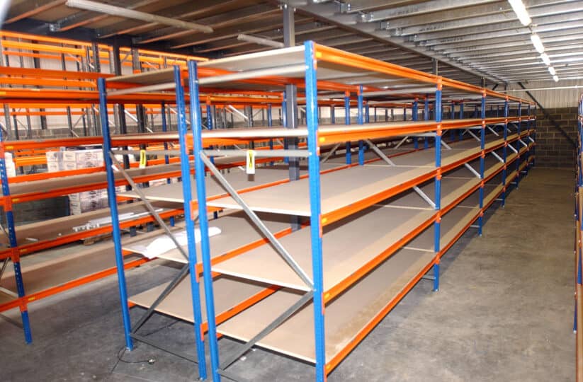 Heavy duty shelving units