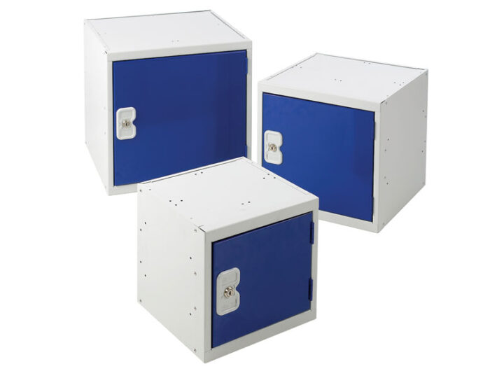 Nestable security cube lockers