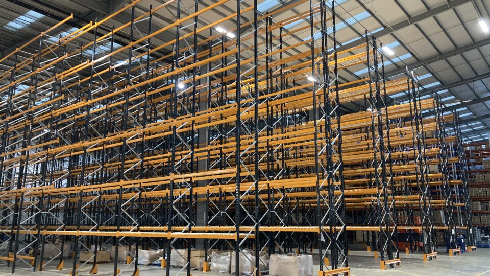 Large scale DHL racking installation